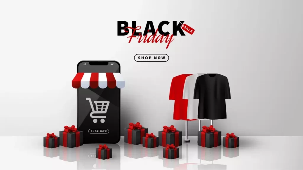 دانلود وکتور جمعه سیاه و فروشگاه آنلاین