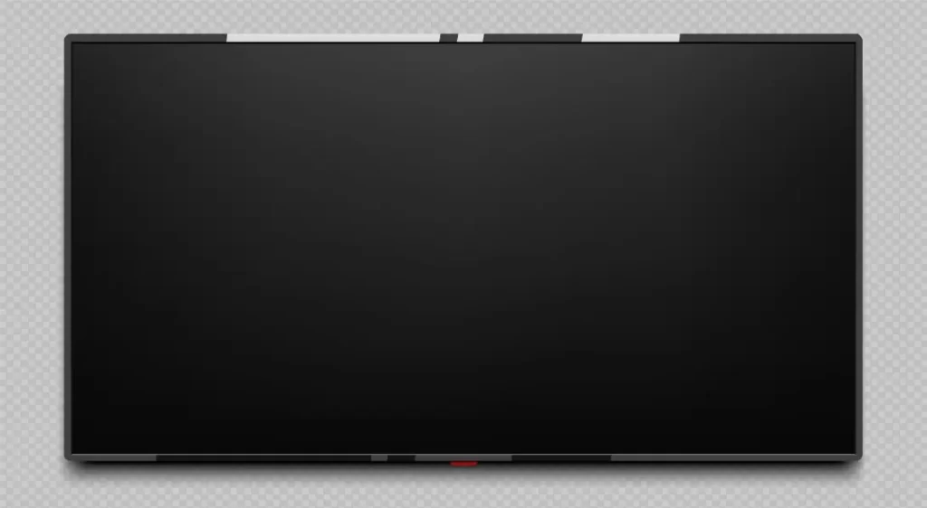 دانلود وکتور تلویزیون ال سی دی واقع بینانه