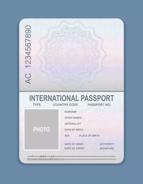 دانلود وکتور پاسپورت و گذرنامه