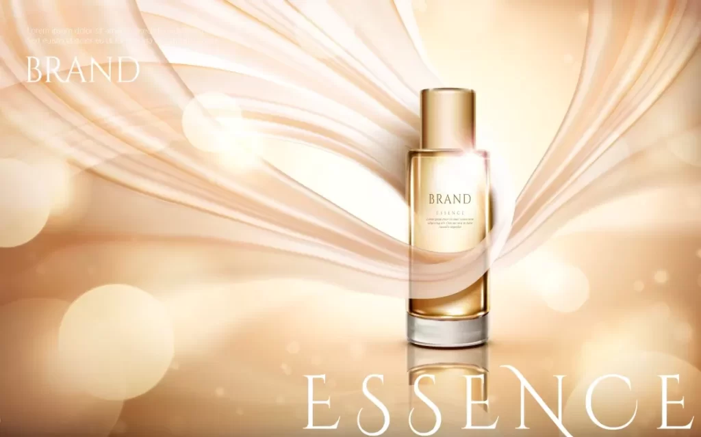 دانلود وکتور تبلیغ لوازم آرایش لوکس