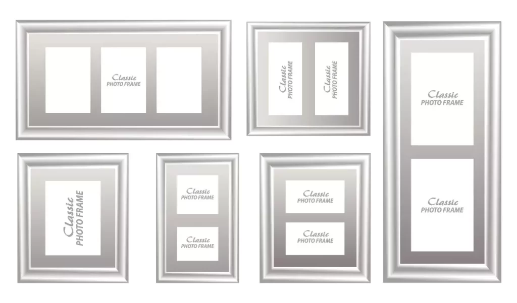 دانلود وکتور مجموعه قاب عکس