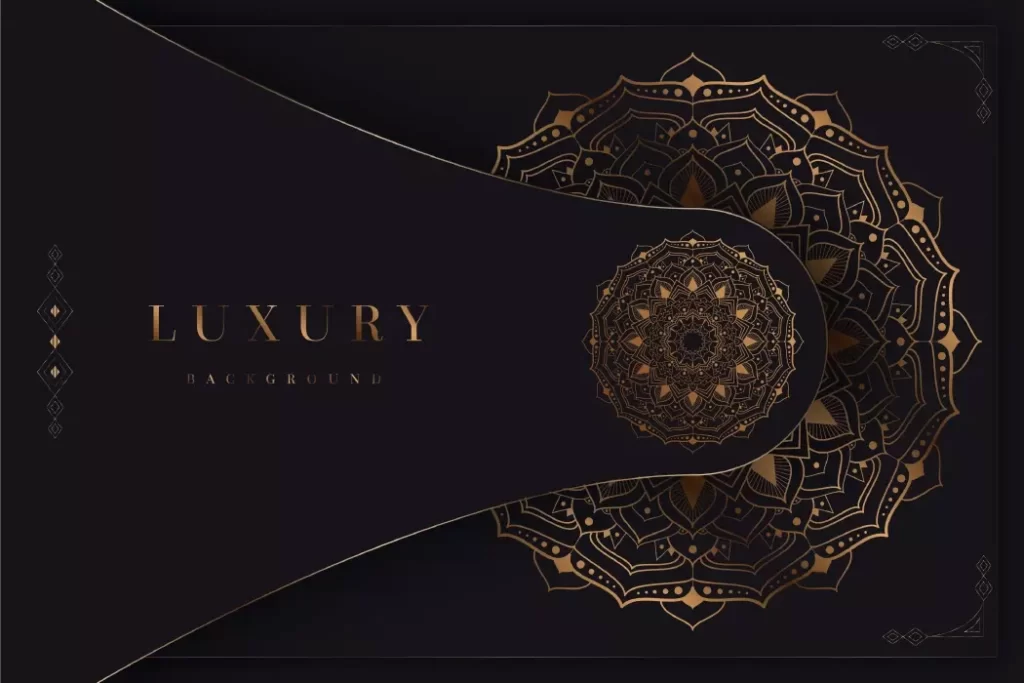 دانلود وکتور زمینه سنتی لوکس