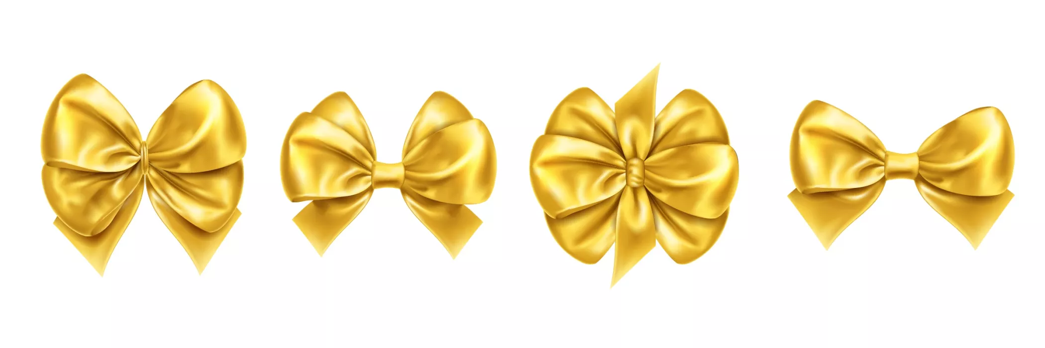 وکتور روبان زرد واقع بینانه