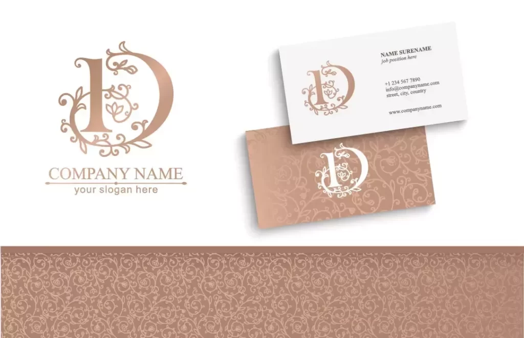 دانلود وکتور طرح لوکس لوگو حرف D