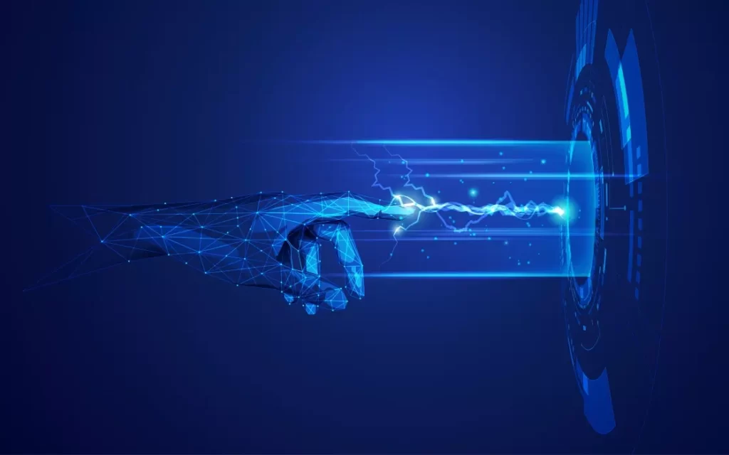 وکتور پس زمینه سبک آینده و هوش مصنوعی