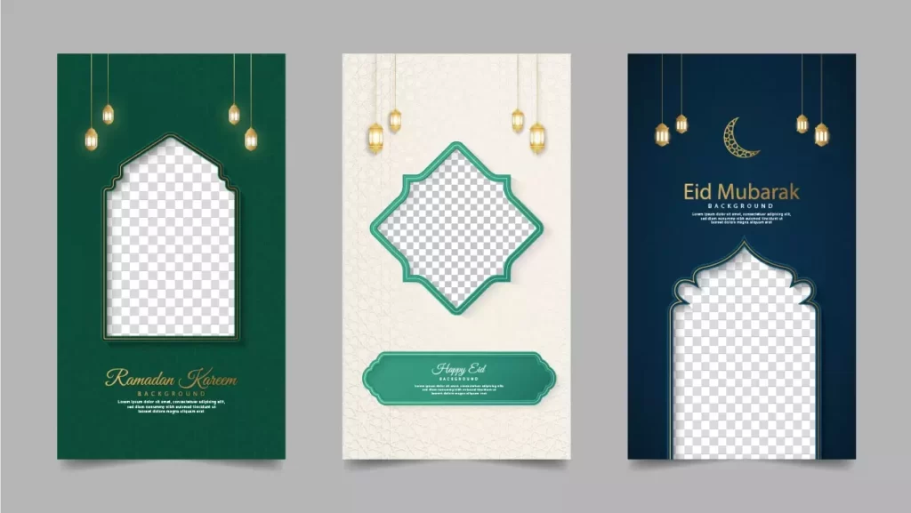 وکتور قالب بنر مذهبی اسلامی ماه رمضان