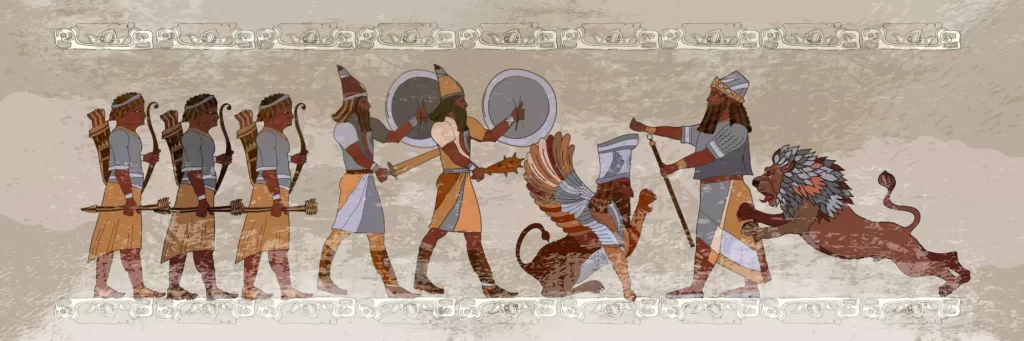 وکتور طراحی هنری امپراطوری باستانی