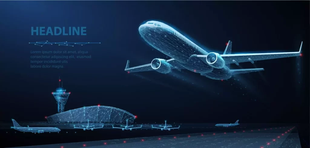 دانلود وکتور پس زمینه هواپیما و فرودگاه