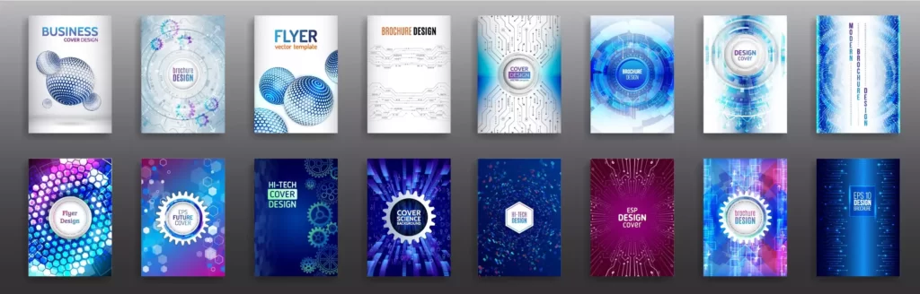 وکتور قالب آماده سبک تکنولوژی و فناوری