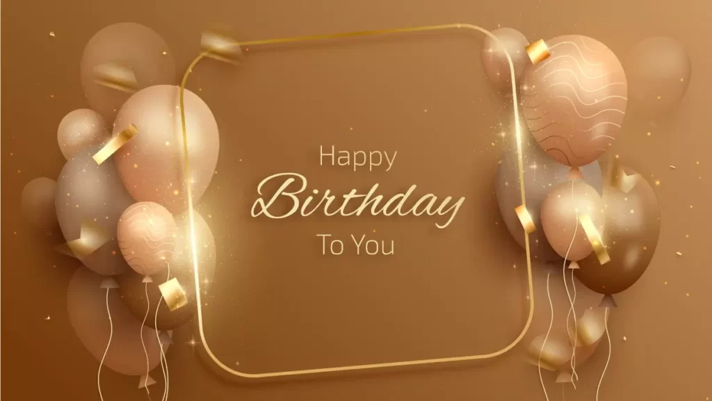 وکتور زمینه جشن تولد و بادکنک