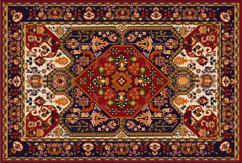 وکتور طرح فرش شماره چهار