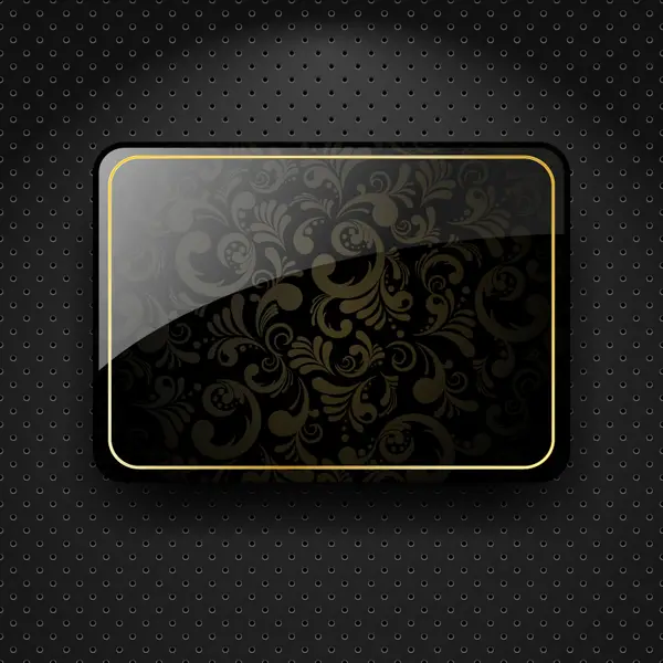 وکتور پس زمینه شیشه ای لوکس سیاه