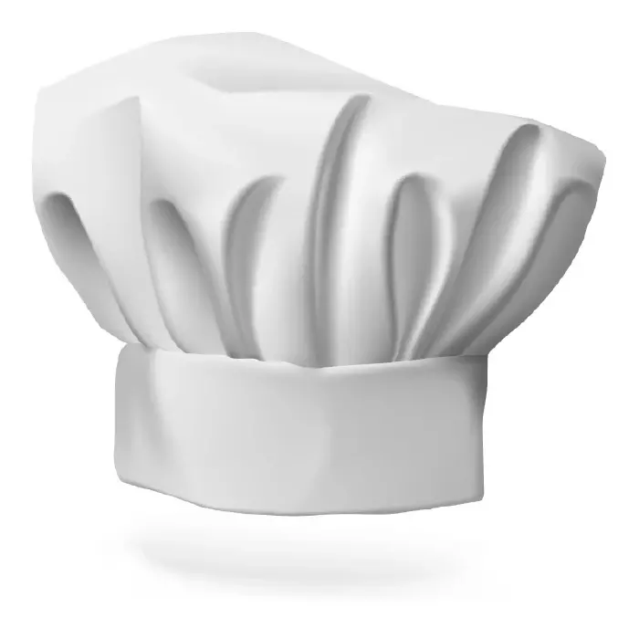 وکتور واقع بینانه کلاه آشپز