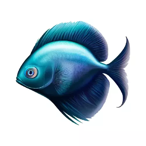 Saltwater fish vector