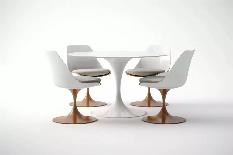 وکتور میز و صندلی سه بعدی واقع بینانه