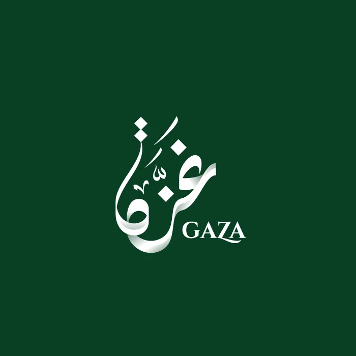 وکتور طراحی خط عربی غزه