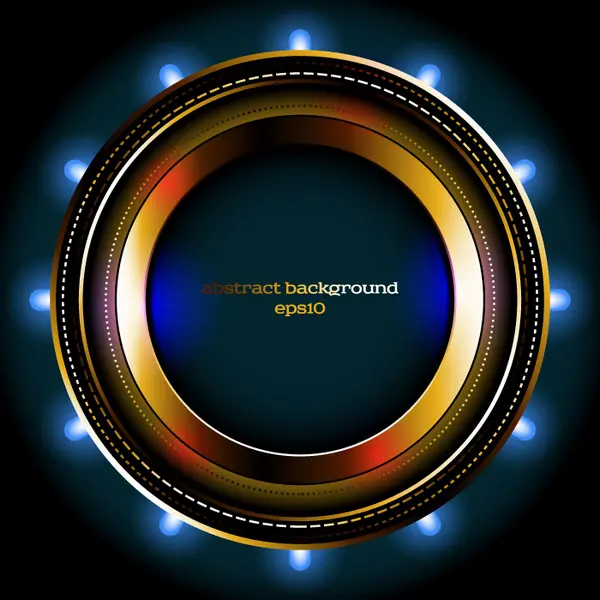 وکتور پس زمینه گرد فلزی و نور پردازی