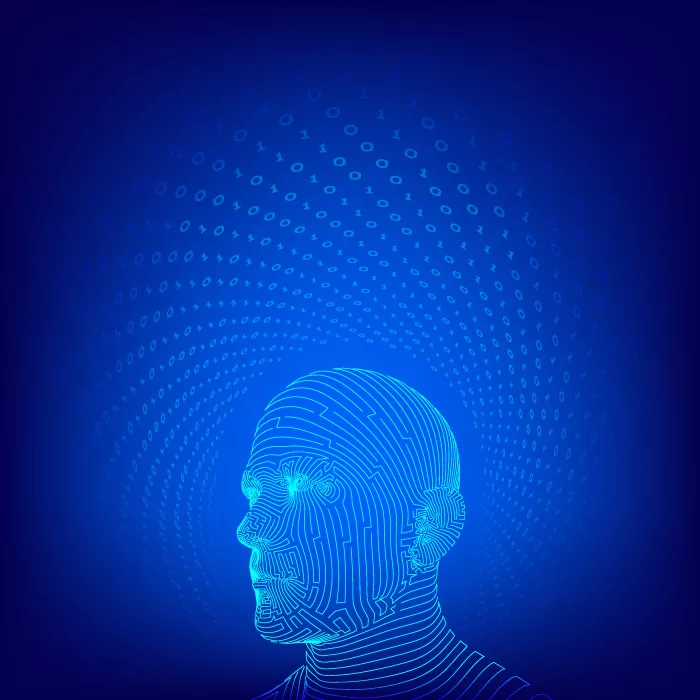 وکتور پس زمینه هوش مصنوعی شماره نه