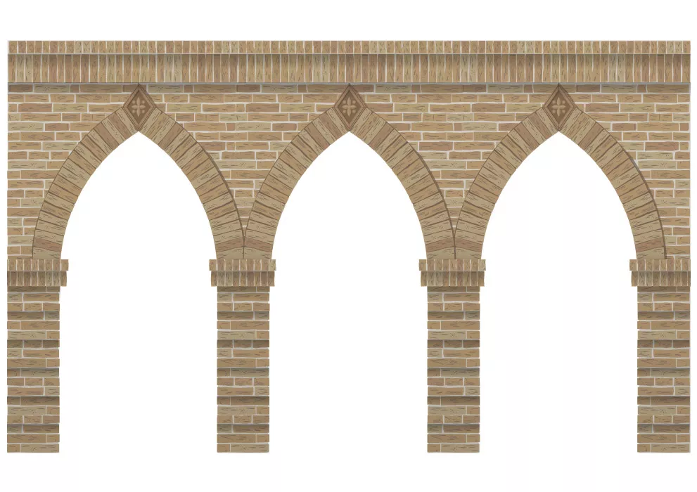 وکتور معماری و سازه آجری