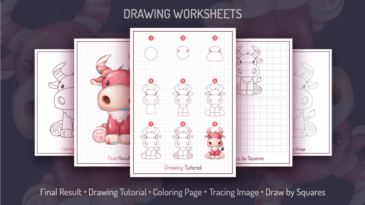 وکتور آموزش نقاشی شماره سه