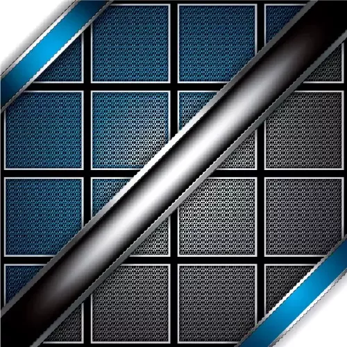 وکتور بکگراند لایه ای فلزی هندسی