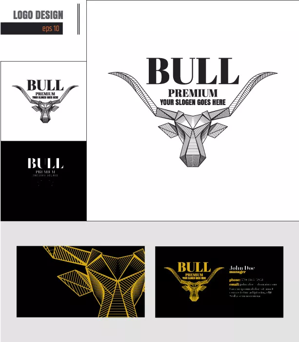 وکتور لوگو و کارت ویزیت شماره یک