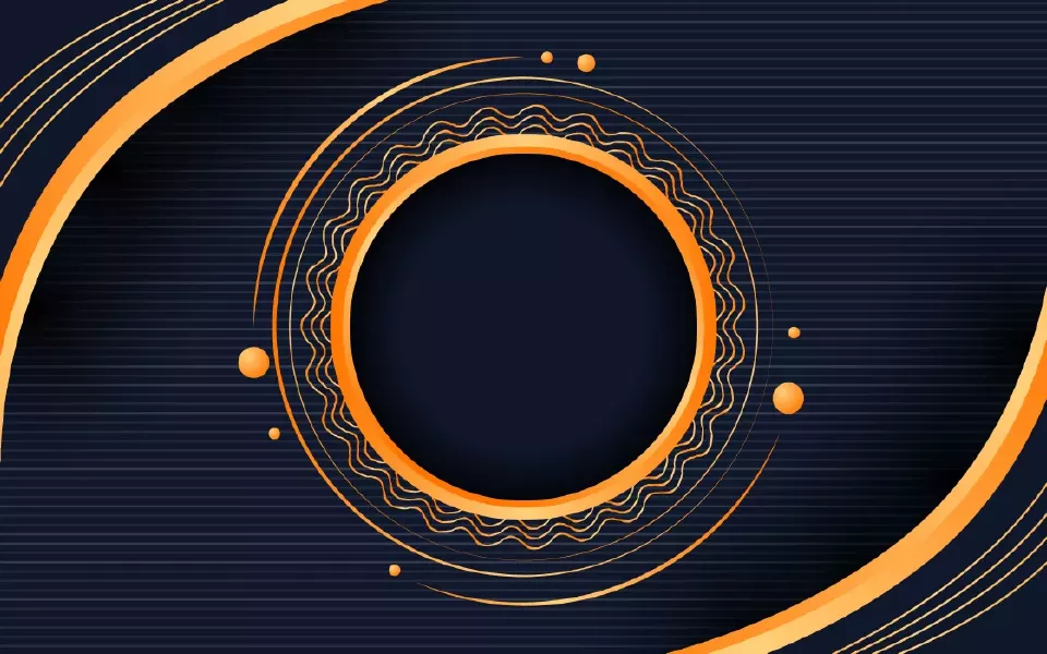 وکتور پس زمینه لایه ای نارنجی رنگ