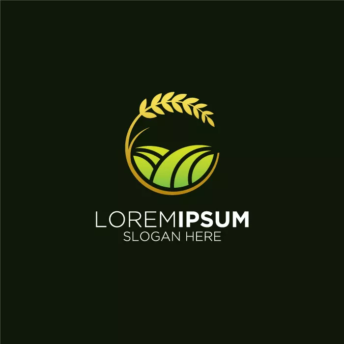 وکتور لوگو مزرعه و کشاورزی