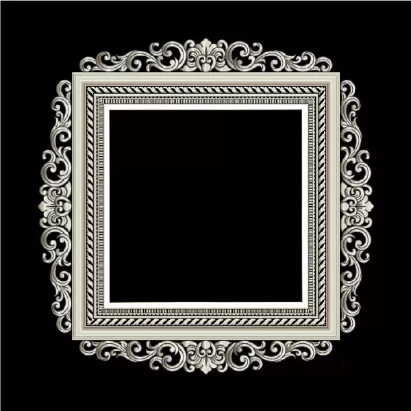 وکتور قاب دیواری شماره دو