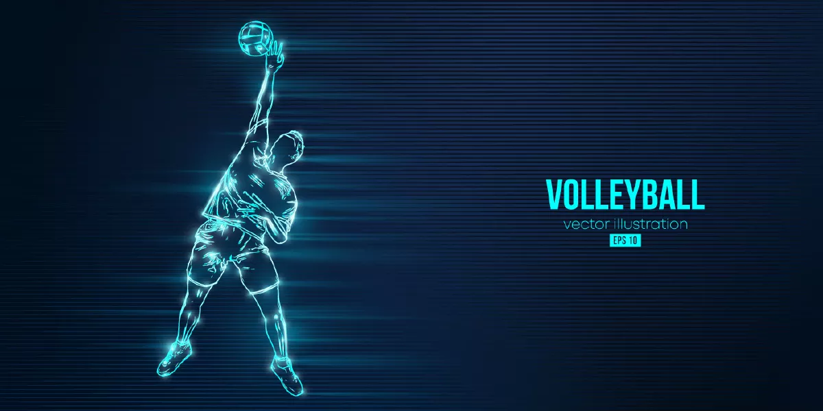 وکتور پس زمینه ورزشی شماره یک