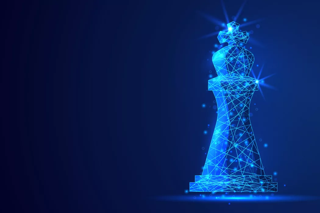 وکتور پس زمینه درخشان شطرنج