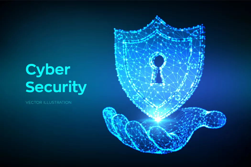 وکتور پس زمینه درخشان ایمنی و امنیت