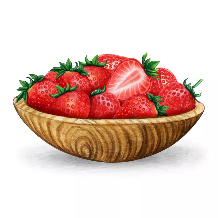 وکتور توت فرنگی شماره چهار