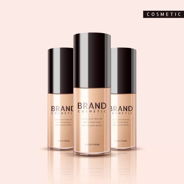 وکتور تبلیغ لوازم آرایش لاک ناخن