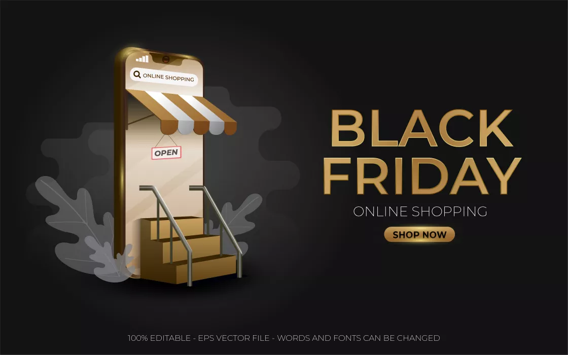 وکتور جمعه سیاه و تخفیف ویژه