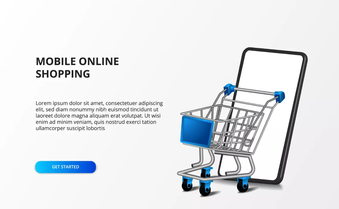 وکتور خرید اینترنتی و فروش آنلاین