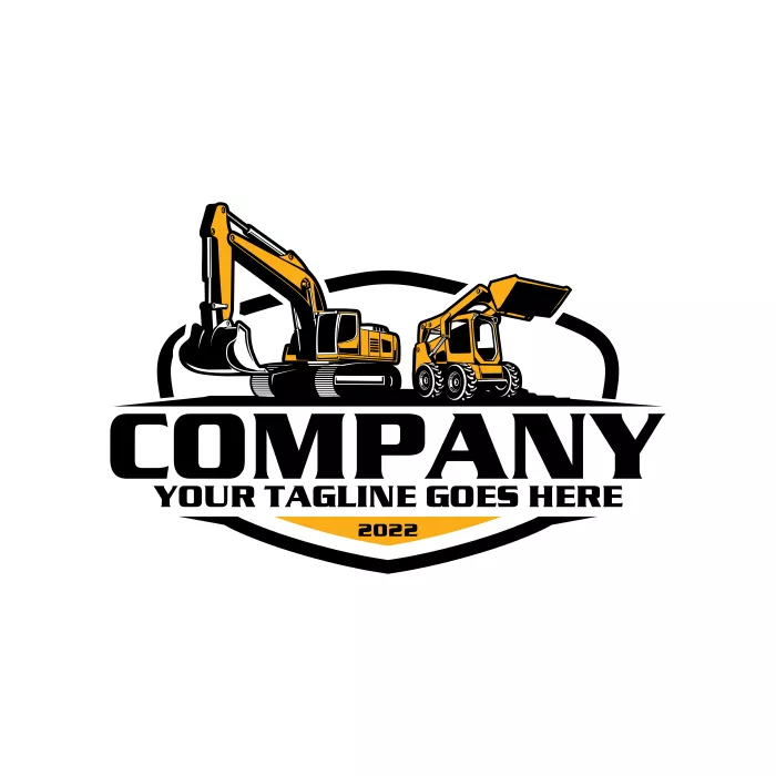 وکتور طراحی لوگو بیل مکانیکی