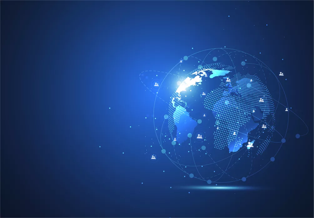 وکتور بکگراند کره زمین و تکنولوژی