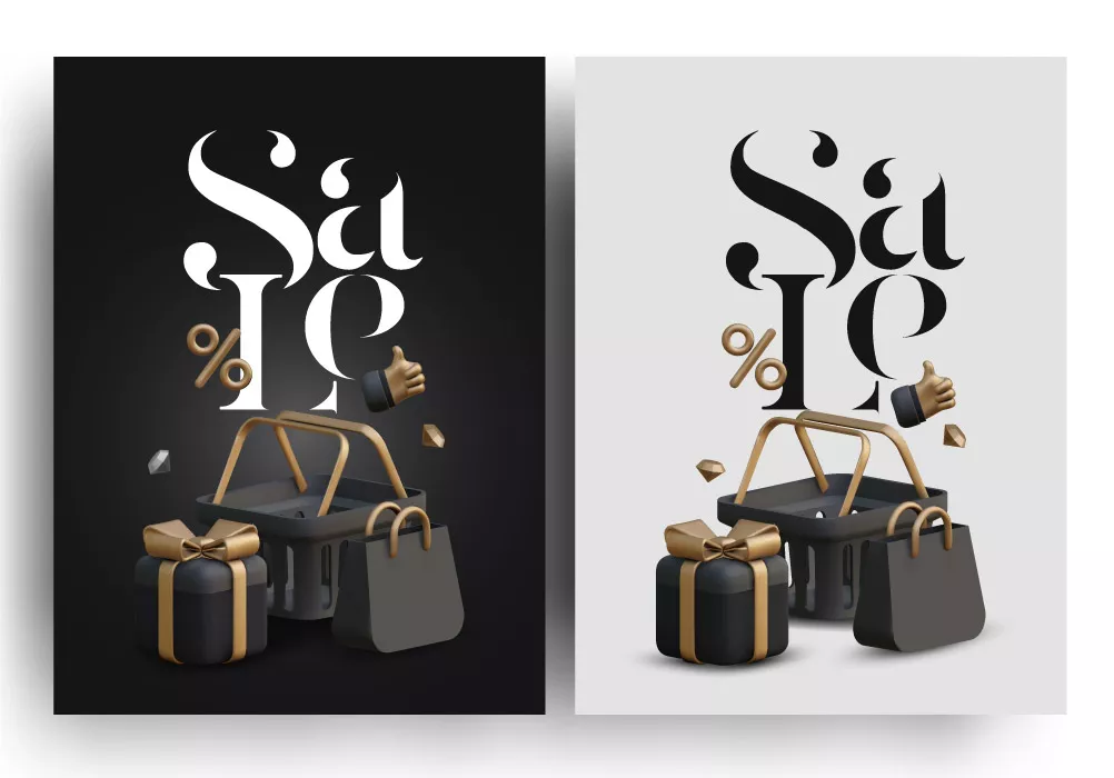 وکتور سه بعدی کادو و هدیه