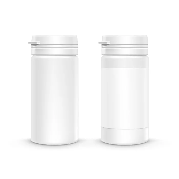 وکتور بسته بندی و قوطی سفید رنگ