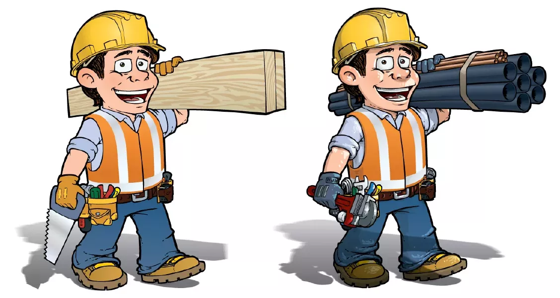 وکتور طراحی کاراکتر شاغل شماره یک