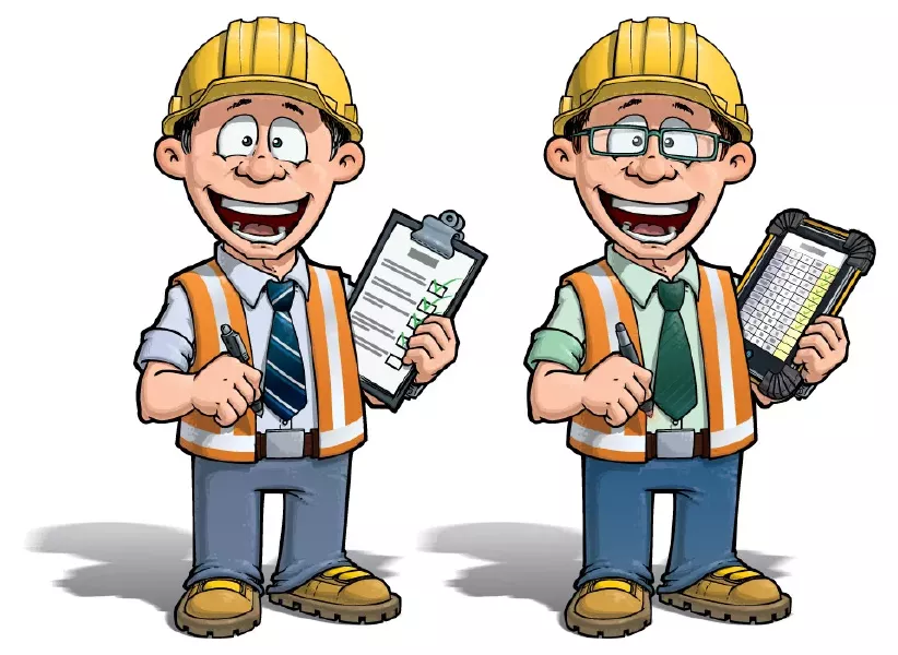 وکتور طراحی کاراکتر شاغل شماره سه