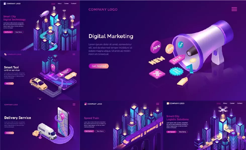 وکتور کلکسیون ایزومتریک شماره دو