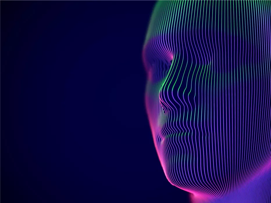 وکتور پس زمینه هوش مصنوعی شماره دو