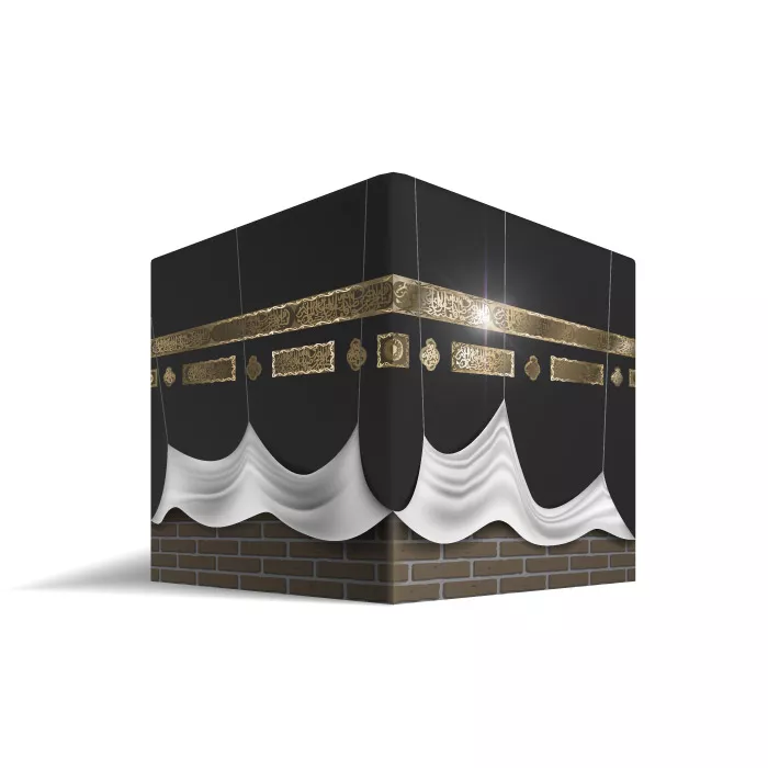 وکتور واقع بینانه کعبه و زیارت حج