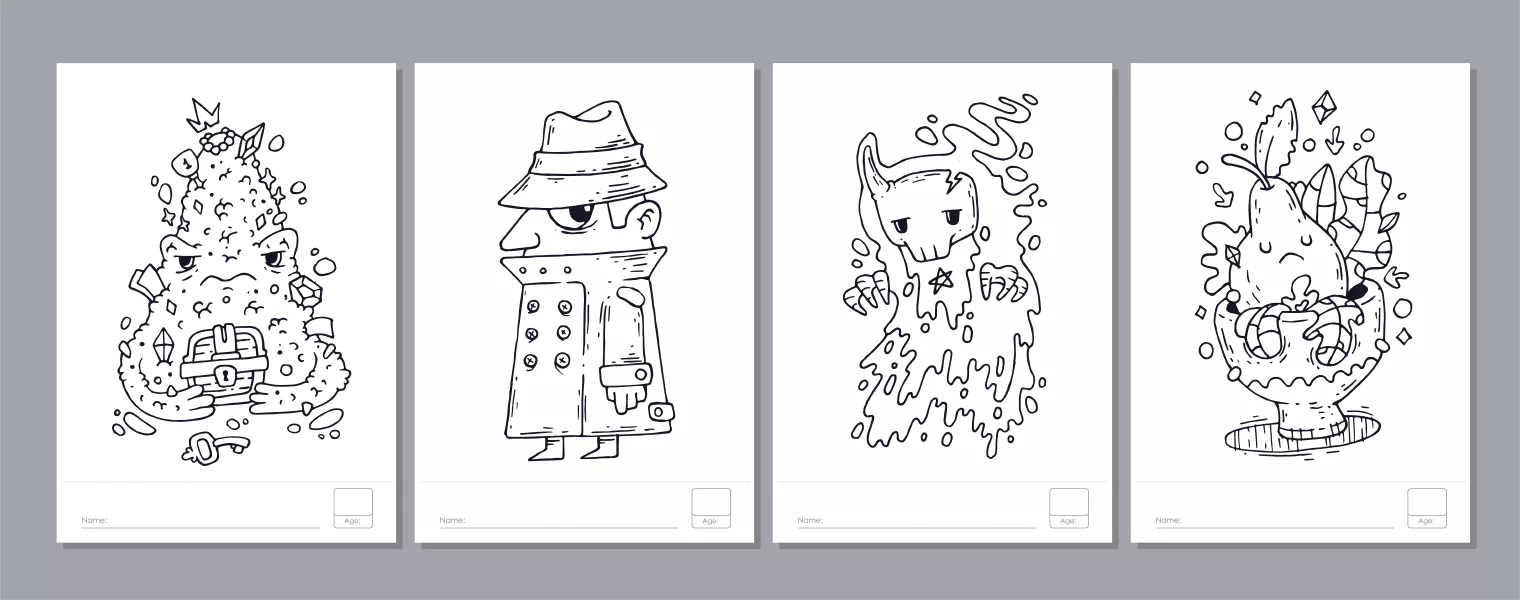 وکتور طراحی و نقاشی شماره سه