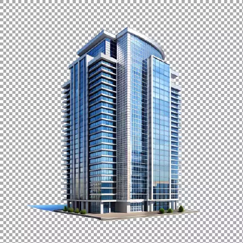 وکتور واقع بینانه ساختمان شماره دو