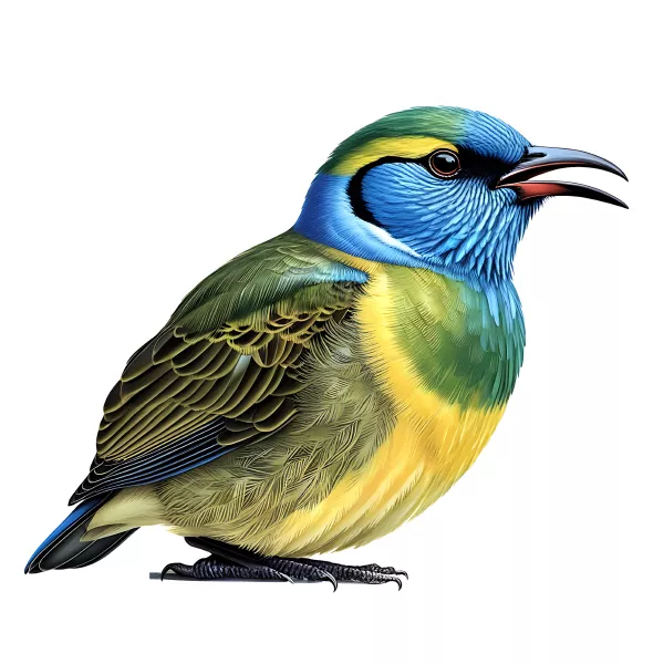 وکتور واقع بینانه پرنده شماره سه