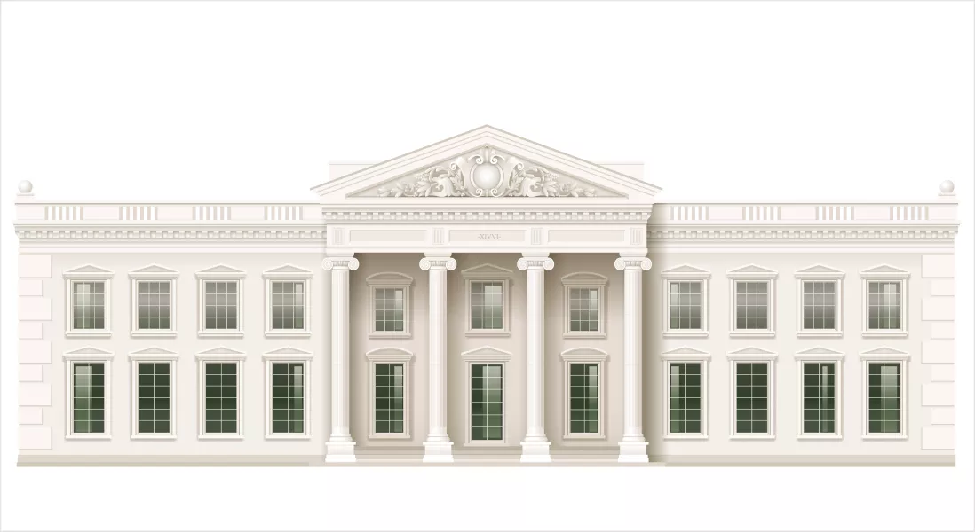 وکتور ساختمان سنگی واقع بینانه