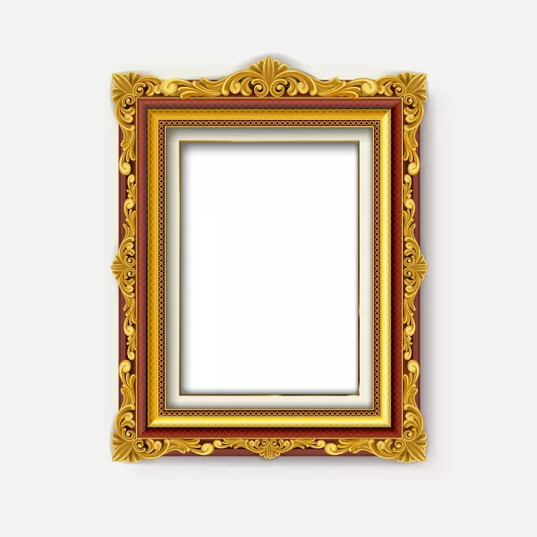 وکتور قاب عکس تزئینی شماره دو